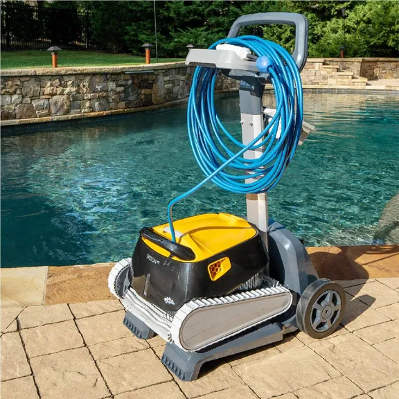 Dolphin Triton PS Inground Robotic Pool Vacuum Cleaner, Universal Caddy Dolphin Triton