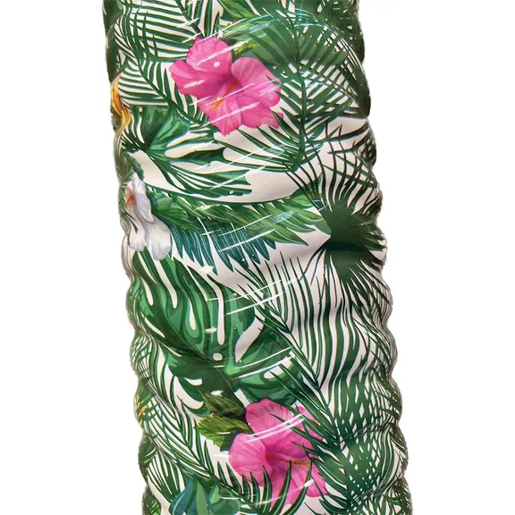 VOS Mega Foam Wavy Pool Noodle, Hawaiian Flower Print
