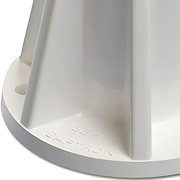 Saftron 6-Inch White Surface Mounting Base