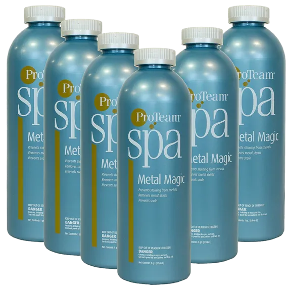 ProTeam Spa Metal Magic Multipack - 6 Bottles of 1 Quart Each