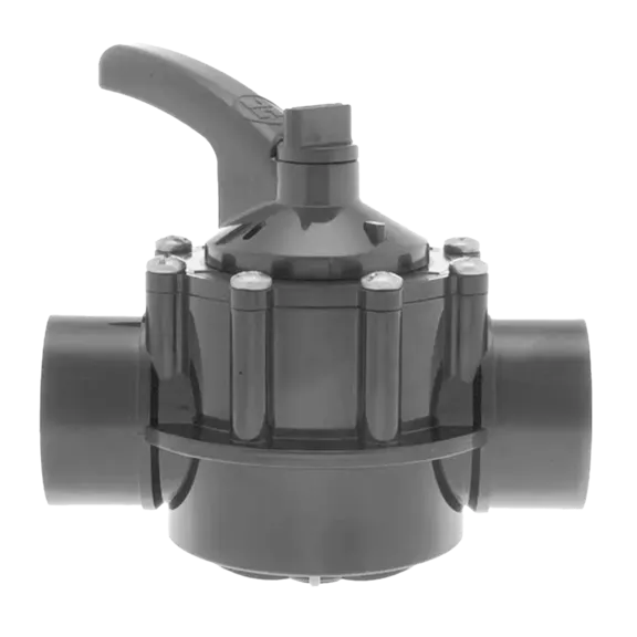 Hayward 2-Way CPVC Diverter Valve, CPVC Material, 2" - 2.5"