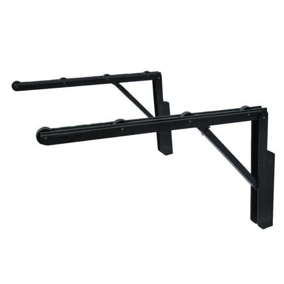 Puri Tech Side Mount Cover Lift Glides for Spa and Hot Tub Removal System - Black