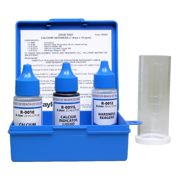 Taylor Technologies Calcium Hardness Pool and Spa Test Kit - .75 oz Bottles