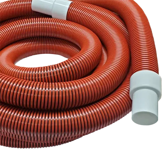 Puri Tech Professional UV-Resistant Heavy Duty Vacuum Hose for In-Ground Pools - 1.5" x 50'
