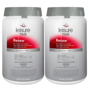 Leisure Time Renew Non-Chlorine Granular Shock for Spas, 5lb (Pack of 2)