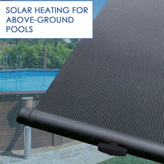 Puri Tech Bulldog Solar Heating System for Above-Ground Pools with Single 4 ft x 20 ft Collector Panel