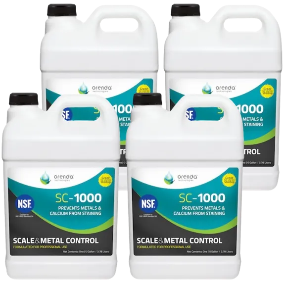 Orenda SC-1000 4-Pack Gallon Scale Control and Metal Chelant