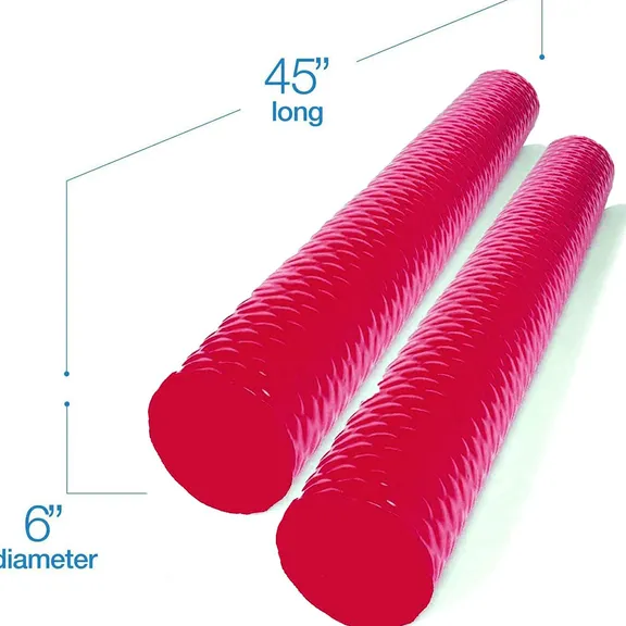 VOS Mega Foam Wavy Pool Noodle, Pink
