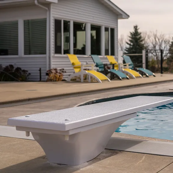 Global Pool Products 3 Bolt Jig Replacement for 8ft. Board Base for Inground Swimming Pool