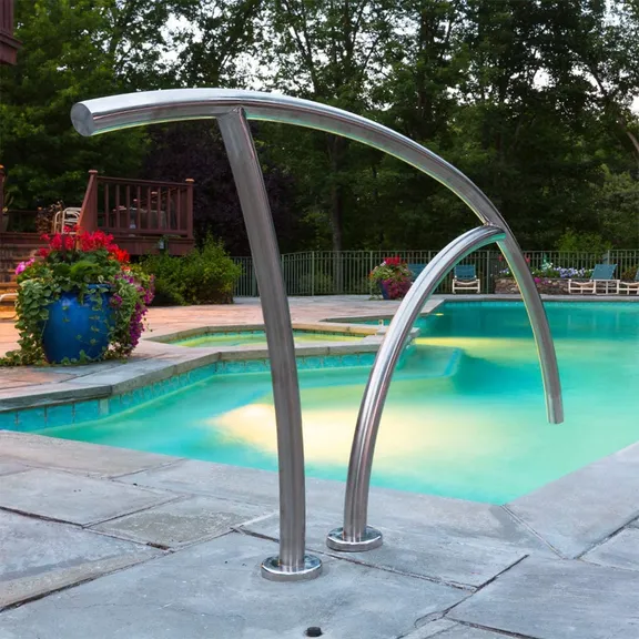 S.R. Smith Round Escutcheon, Stainless Steel - 1.90 inch