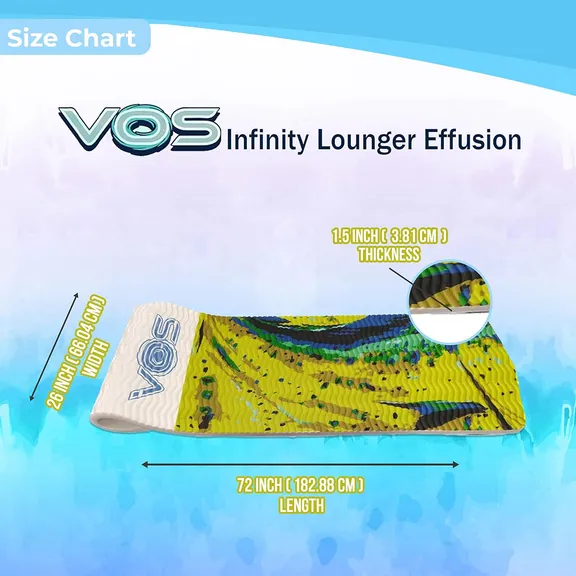 VOS Infinity Lounger Effusion Float, Dorado