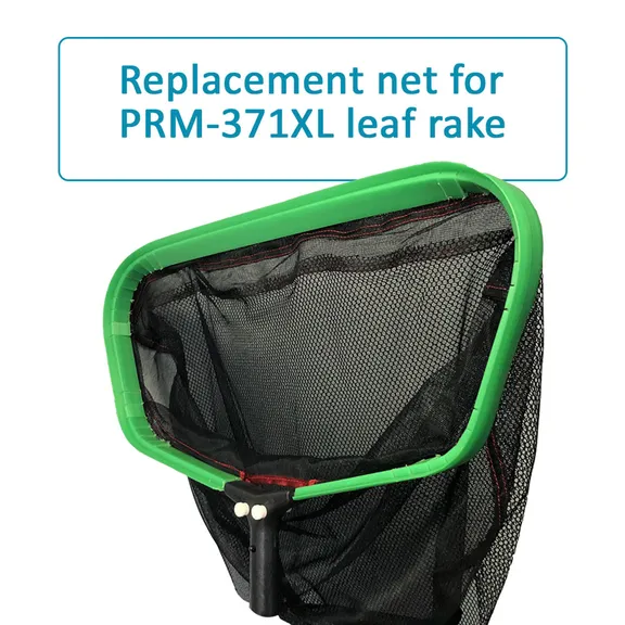 Puri Tech Professional X-Large 13 Inch Deep Net, for 23 Inch Wide PRM-371XL Pool Leaf Rake, Soft Nylon - Black