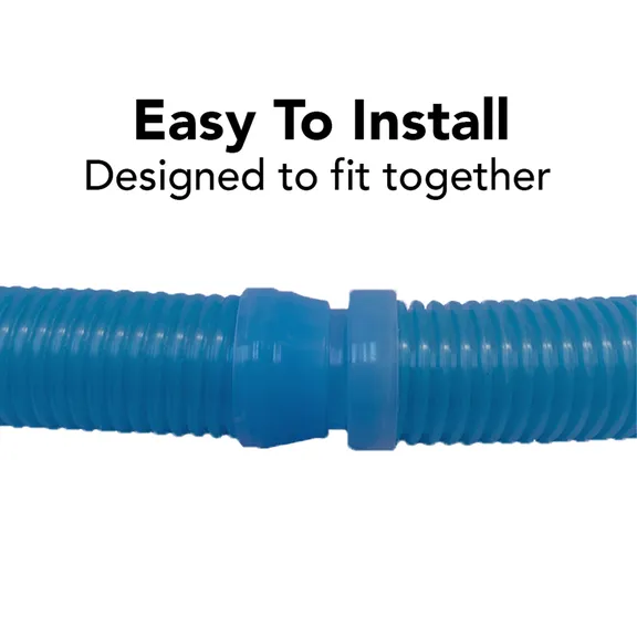 Puri Tech Universal Blue Pool Cleaner Hose 4 ft long (Pack of 9)