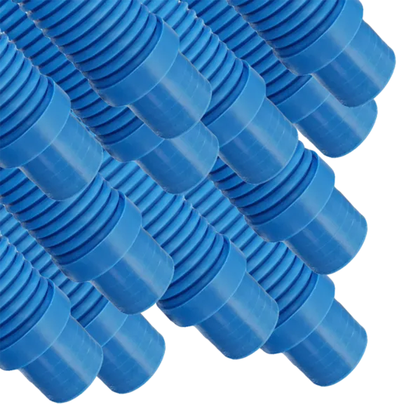 Puri Tech Universal Blue Pool Cleaner Hose 4 ft long (Pack of 8)