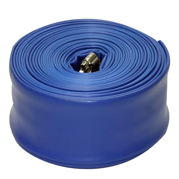 Blue Devil 2" x 50' Long Backwash Hose with 22 Mil Hose Clamp for Swimming Pools