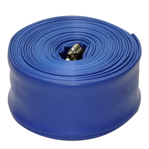 Blue Devil 2" x 50' Long Backwash Hose with 22 Mil Hose Clamp for Swimming Pools