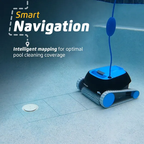 Dolphin Nautilus CC Robotic Pool Vacuum Cleaner with Ultra-Fine Filters Ideal for Above/In-Ground Pools 33 FT in Length
