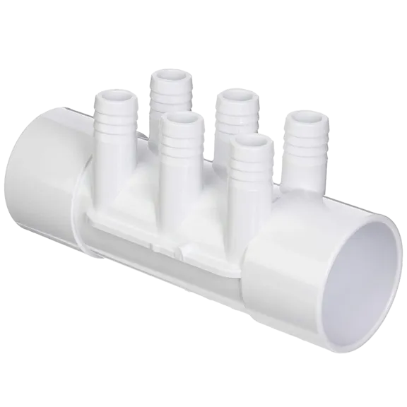 Waterway Plastics 2 x 2SW x 6-3/4 Barb Manifold