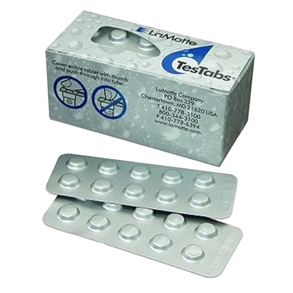 LaMotte Visual Grade Alkalinity TesTabs&reg;, 100 Count Pack